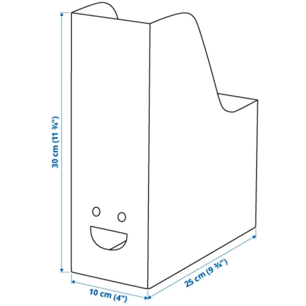 IKEA TJABBA 2 quantity Magazine Holders Pack of Two